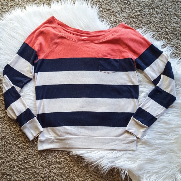 Garage Tops - Garage Stripe Long Sleeve Top